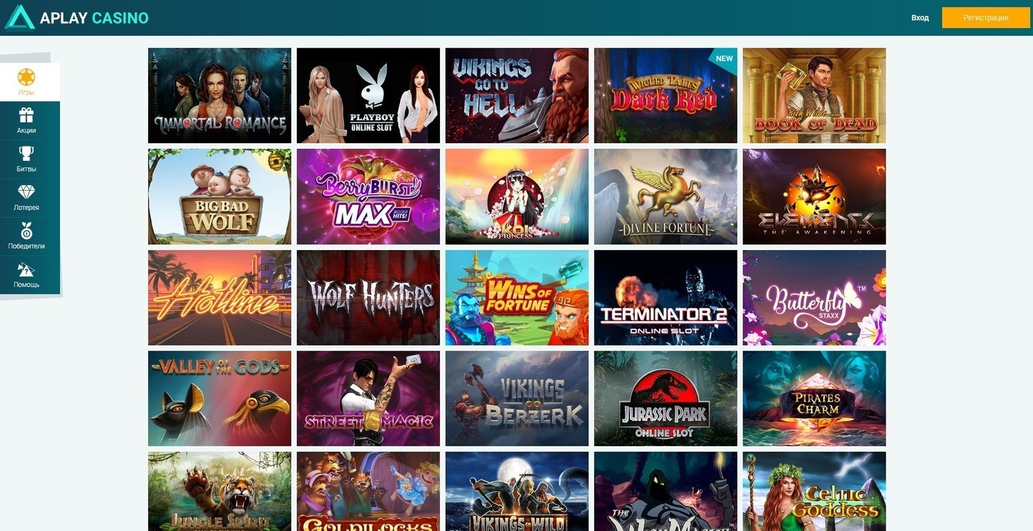 игровые автоматы Aplay casino
