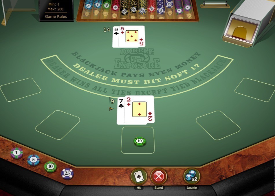 Блэкджек Двойное открытие